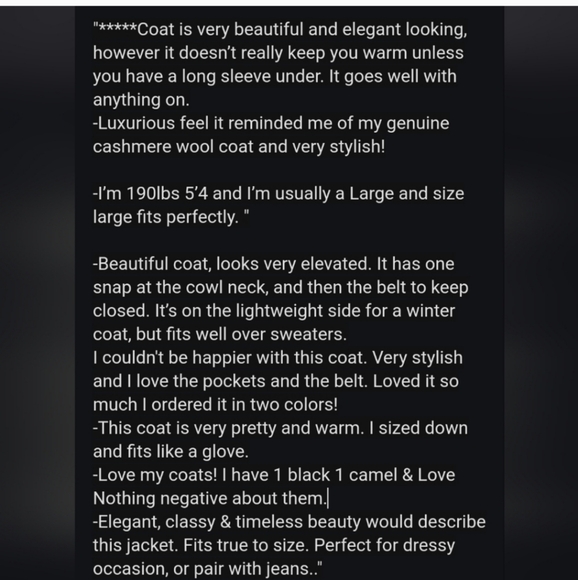 Tahari Ladies' Faux Wool Wrap Coat, nwt - Picture 7 of 8